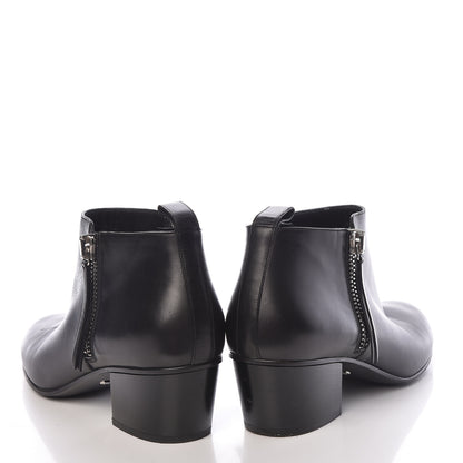 Gucci Kid Ankle Booties 39.5 Black 6 of 15