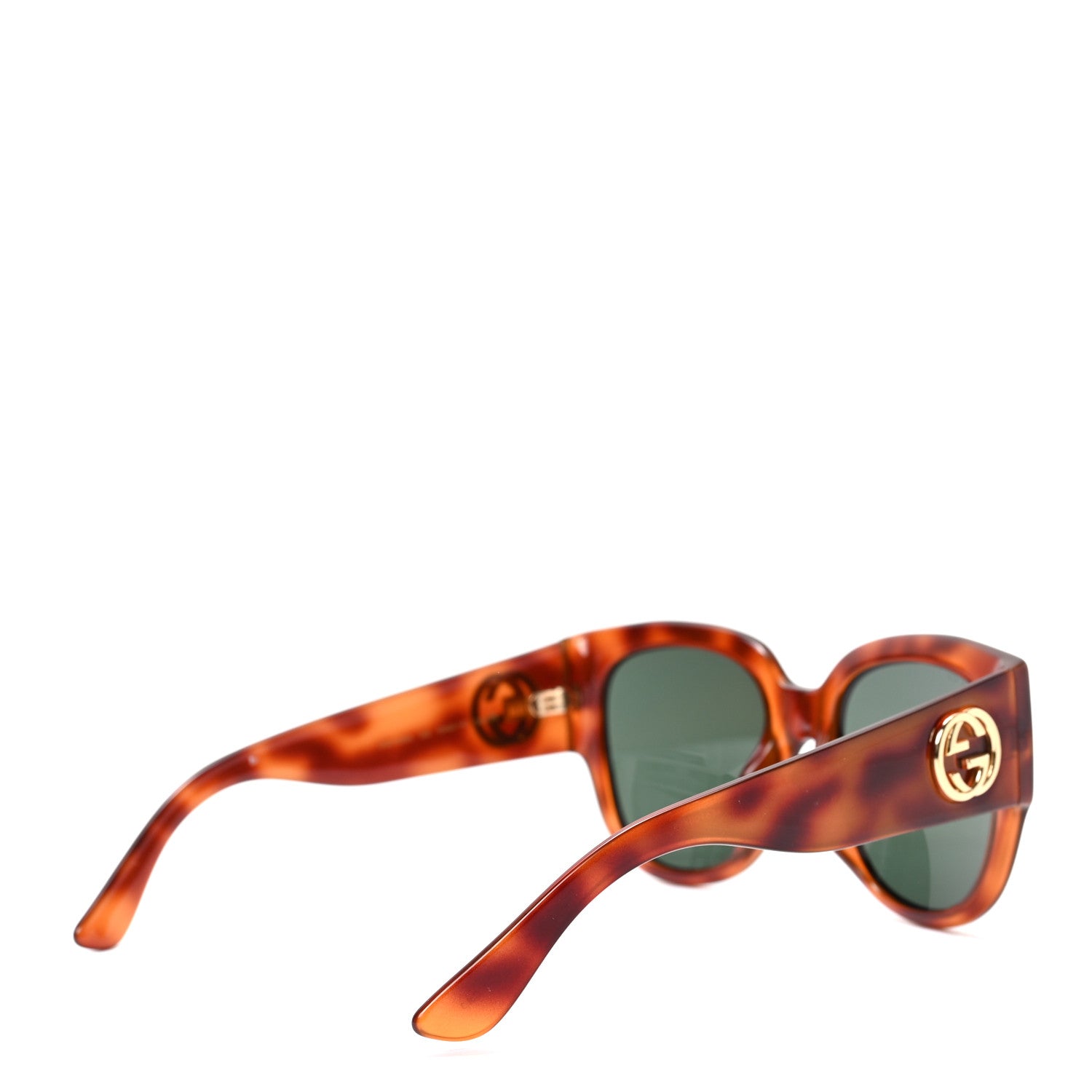 Gucci Acetate Square Frame Sunglasses GG0142SA Tortoise 4 of 6