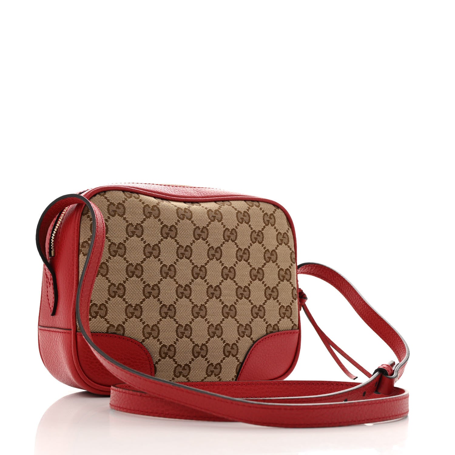 Gucci Monogram Mini Bree Messenger Bag Red 3 of 13