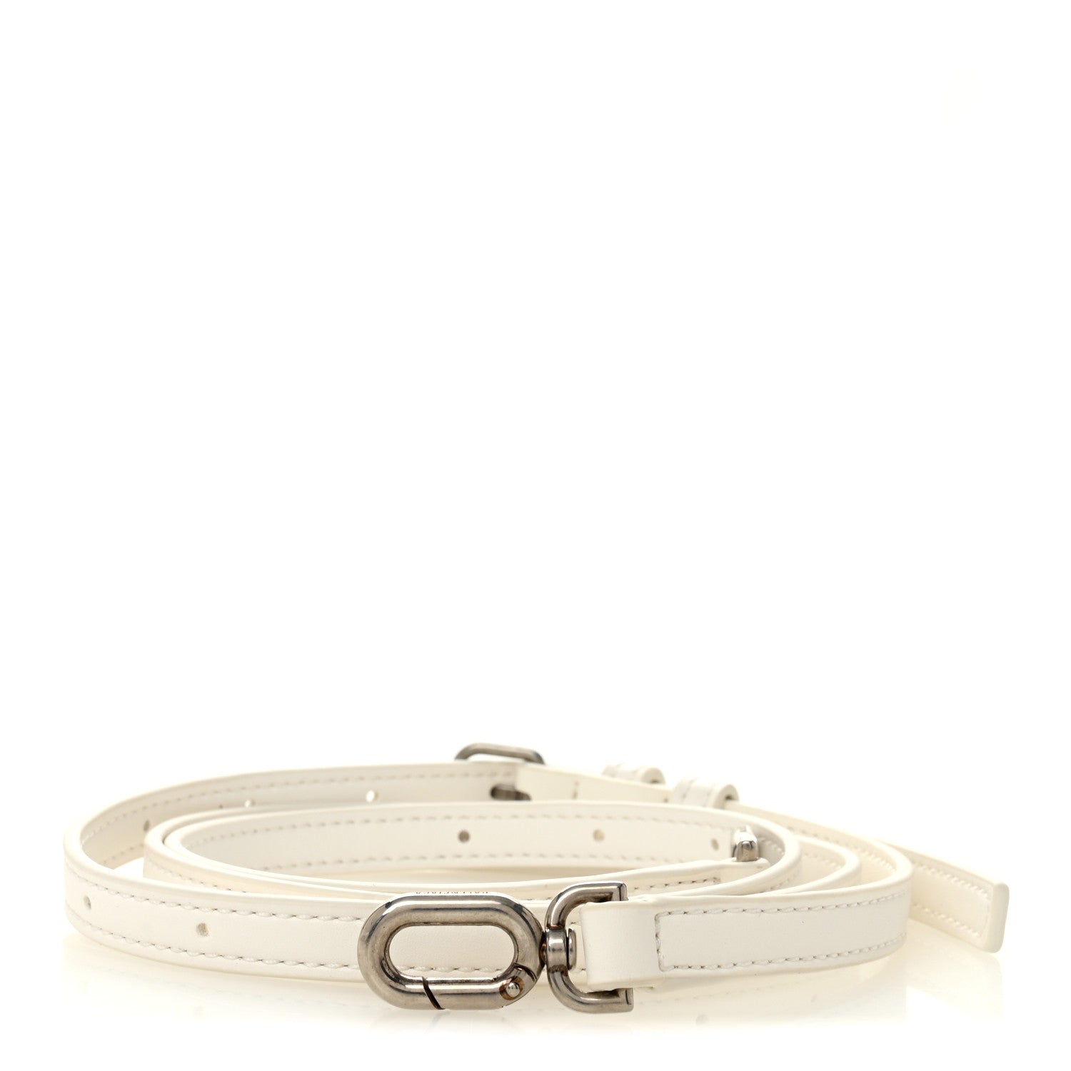 Balenciaga Calfskin Hourglass Shoulder Strap White 1 of 3