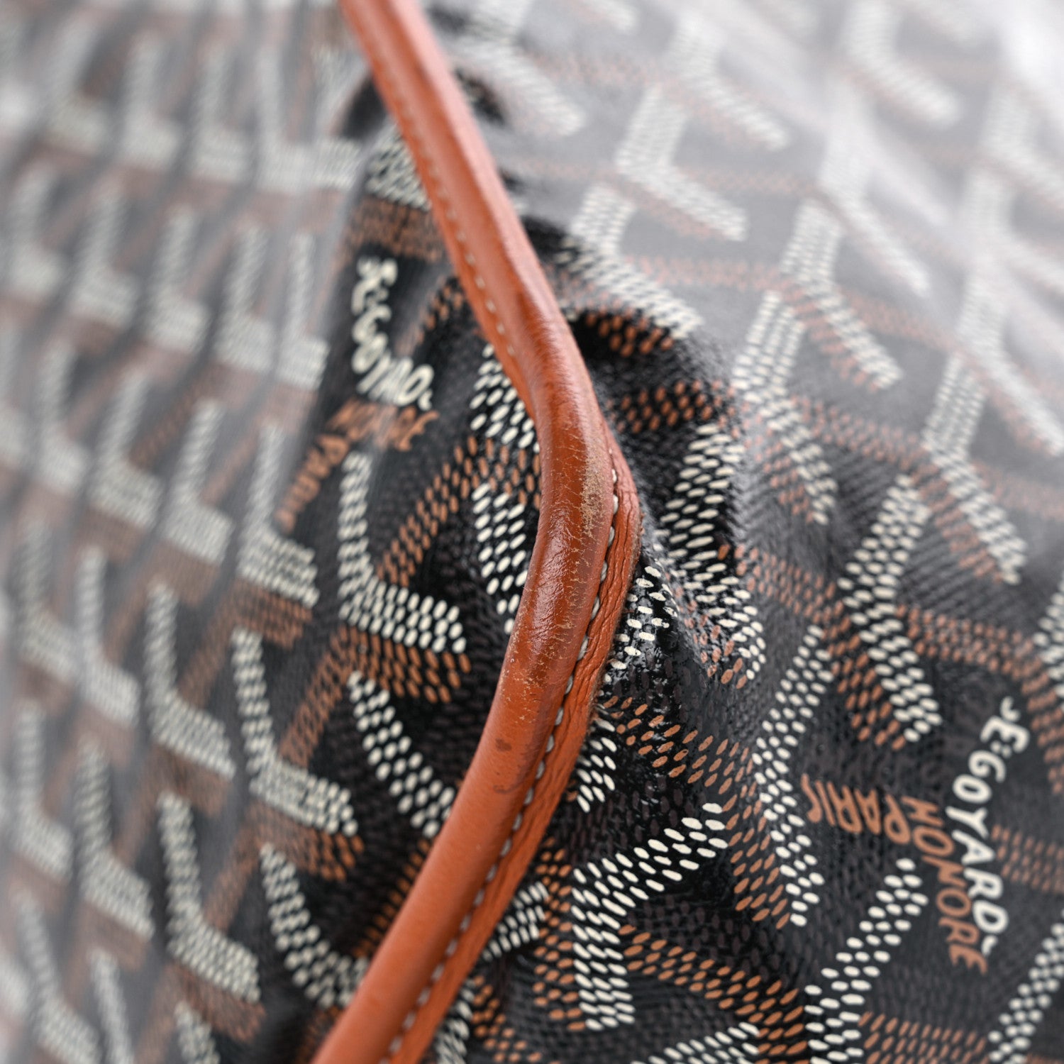 Goyard Goyardine Reversible Anjou PM Black Gold 12 of 20