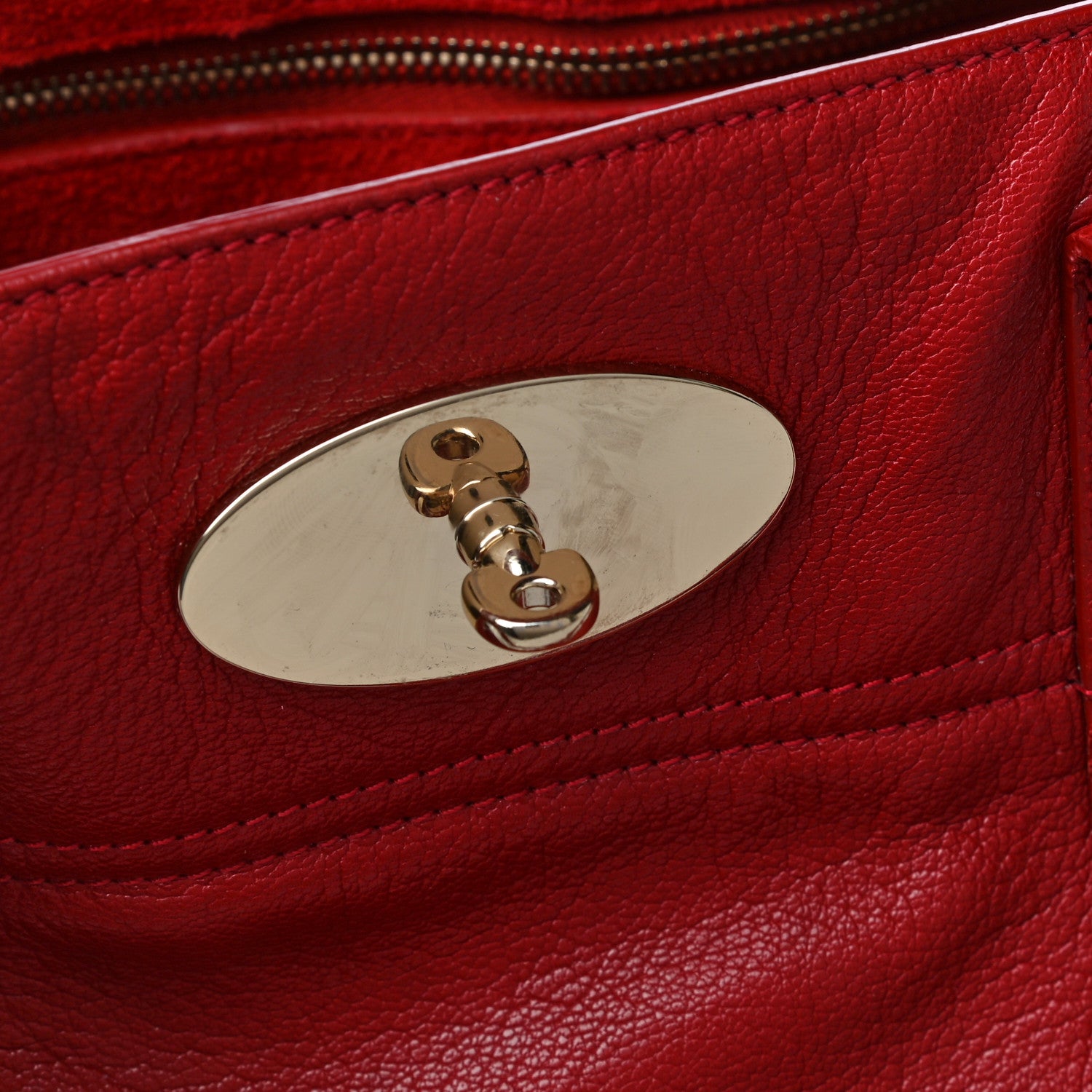 Mulberry Glossy Goat Bayswater Poppy Red 10 of 11