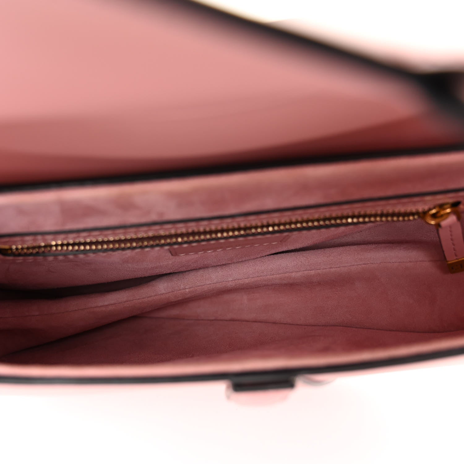 Christian Dior Smooth Calfskin Saddle Bag With Strap Antique Pink 5 of 9