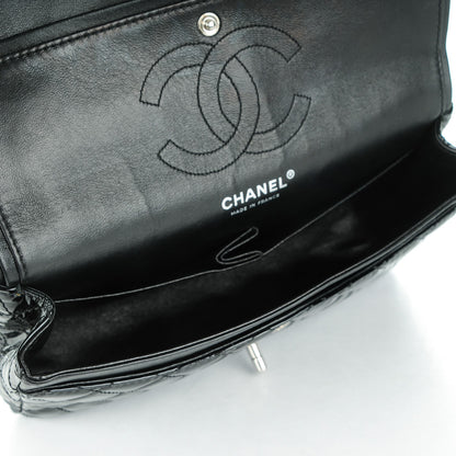 Chanel Patent Quilted Medium Double Flap Black 5 of 8