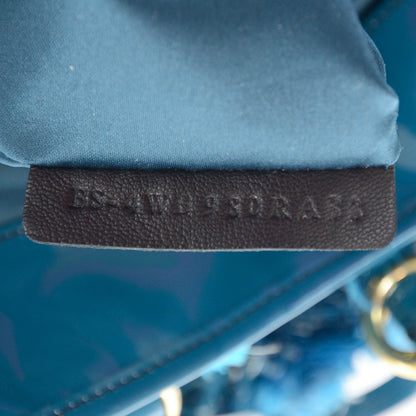 Valentino Garavani Silk Rosier Tote Blue 13 of 14