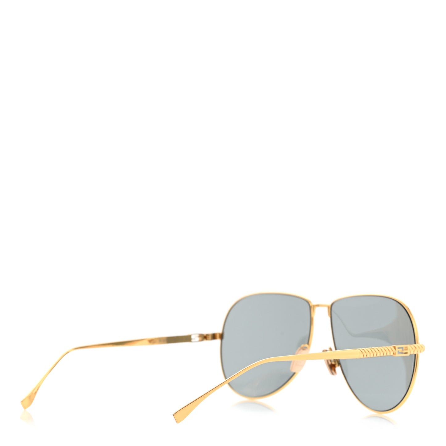 Metal Aviator Sunglasses FF 0437 Gold