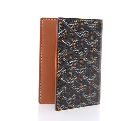 Goyard Goyardine Saint Marc Folding Card Case Black Gold 3 of 7