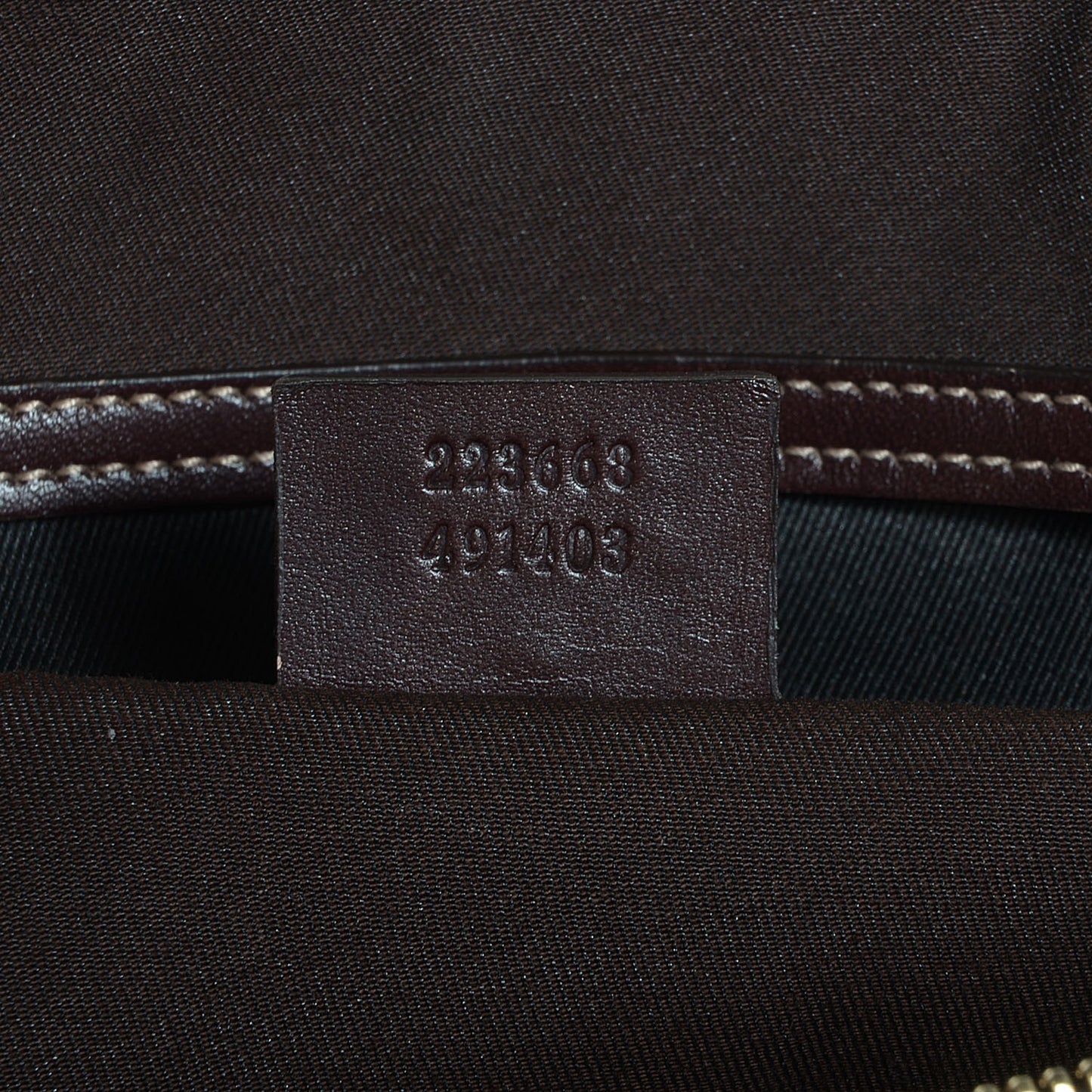 GG Plus Monogram Joy Vertical Tote Dark Brown