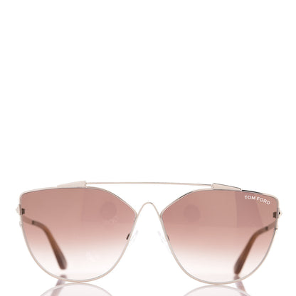 Tom Ford Jacquelyn 02 Aviator Sunglasses TF563 Rose Gold 2 of 8
