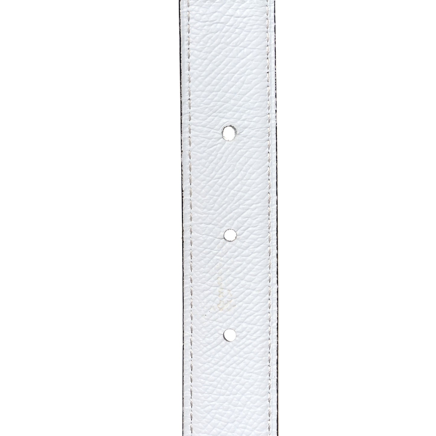 Epsom Swift 24mm Mini Constance H Belt 75 30 White Etoupe
