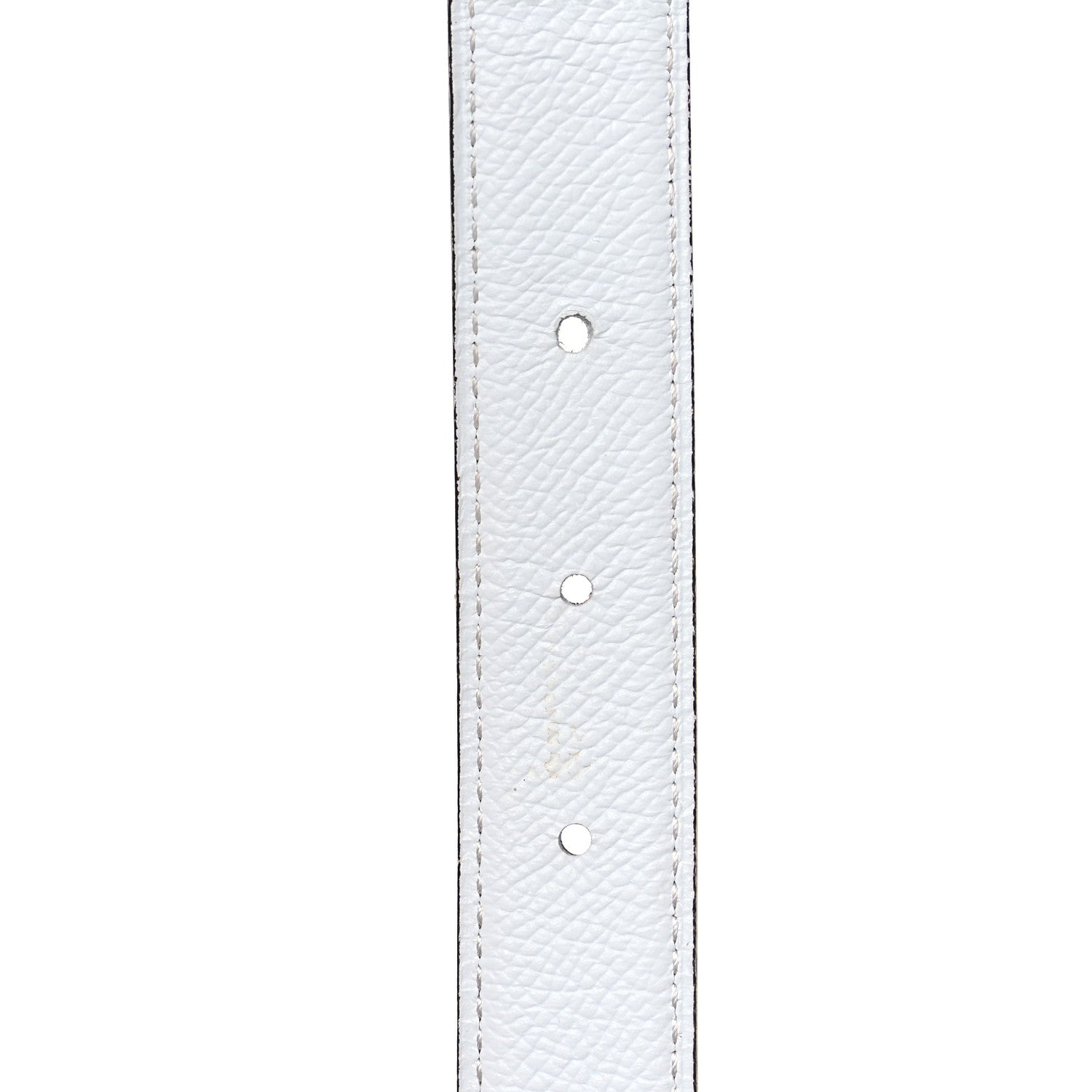 Hermes Epsom Swift 24mm Mini Constance H Belt 75 30 White Etoupe 4 of 5