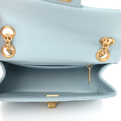 Chanel Aged Calfskin Quilted 2.55 Reissue Mini Flap Light Blue 5 of 10
