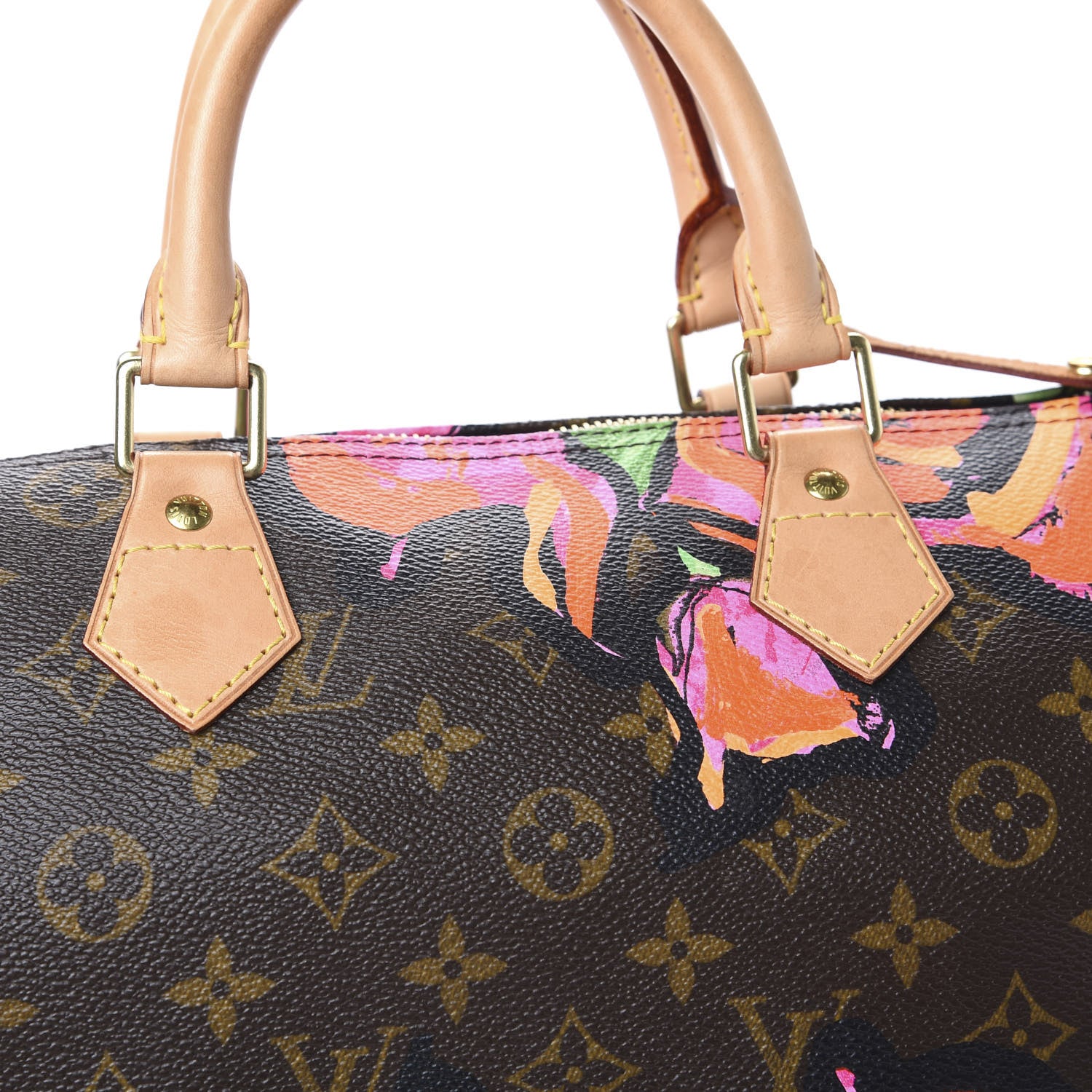 Louis Vuitton Monogram Roses Speedy 30 10 of 10