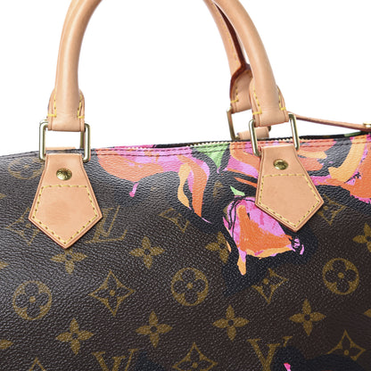 Louis Vuitton Monogram Roses Speedy 30 10 of 10