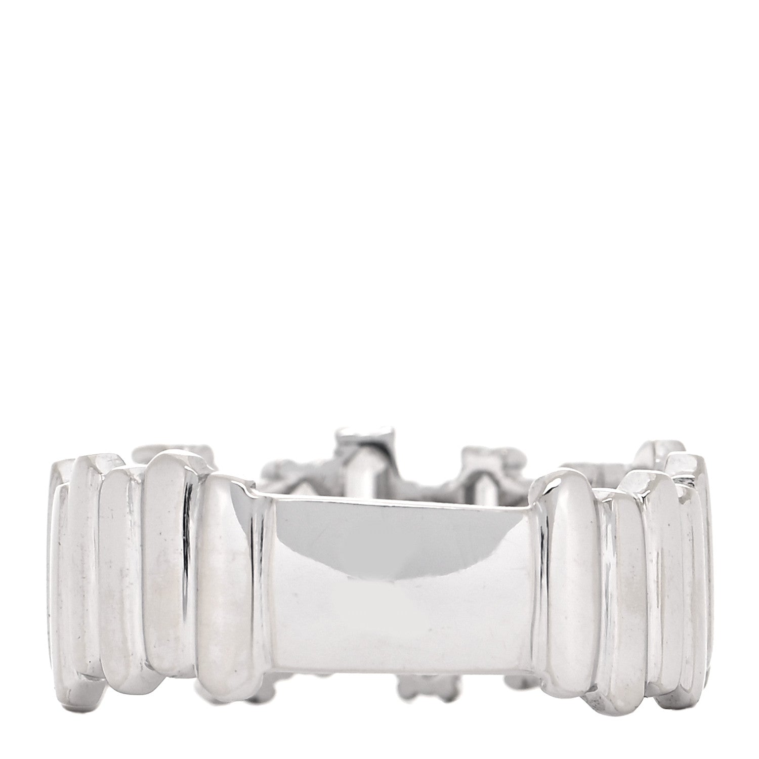 Suzanne Kalan 18K White Gold Diamond Fireworks Ring 56 7.5 6 of 10