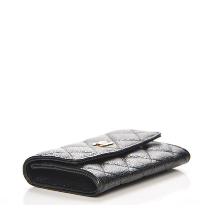 Chanel Caviar Quilted Flap Card Holder Black 4 of 9