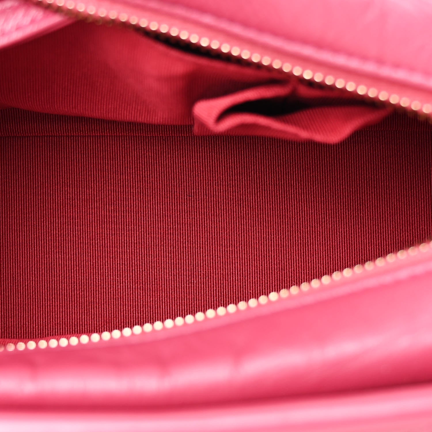 Chanel Aged Calfskin Quilted Small Gabrielle Hobo  Dark Pink 5 of 13