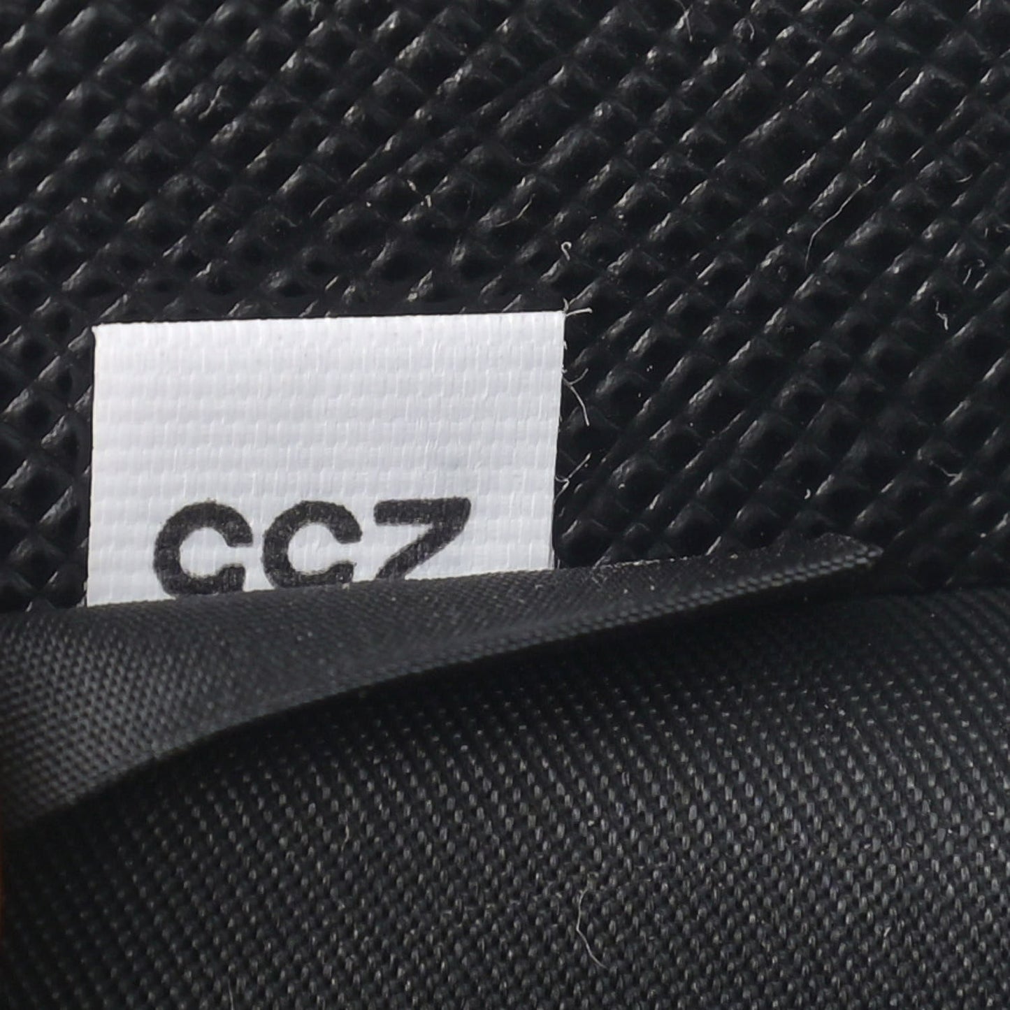 Nylon Vela Flat Messenger Bag Black