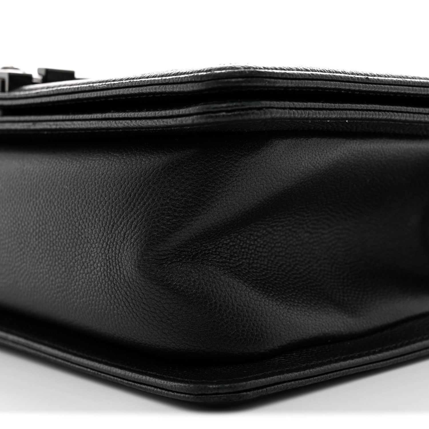 Chanel Caviar Quilted Medium Boy Flap So Black 10 of 11