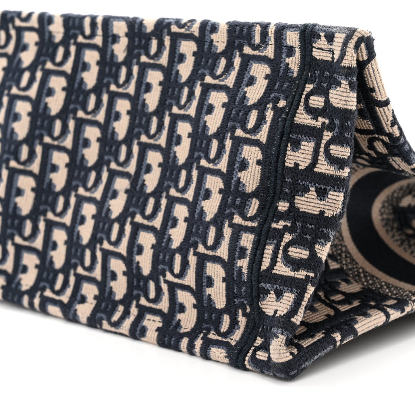 Oblique Small Book Tote Blue Multicolor