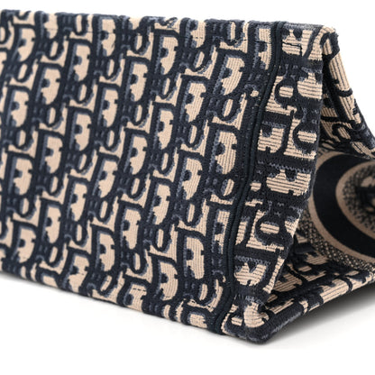 Christian Dior Oblique Small Book Tote Blue Multicolor 10 of 10
