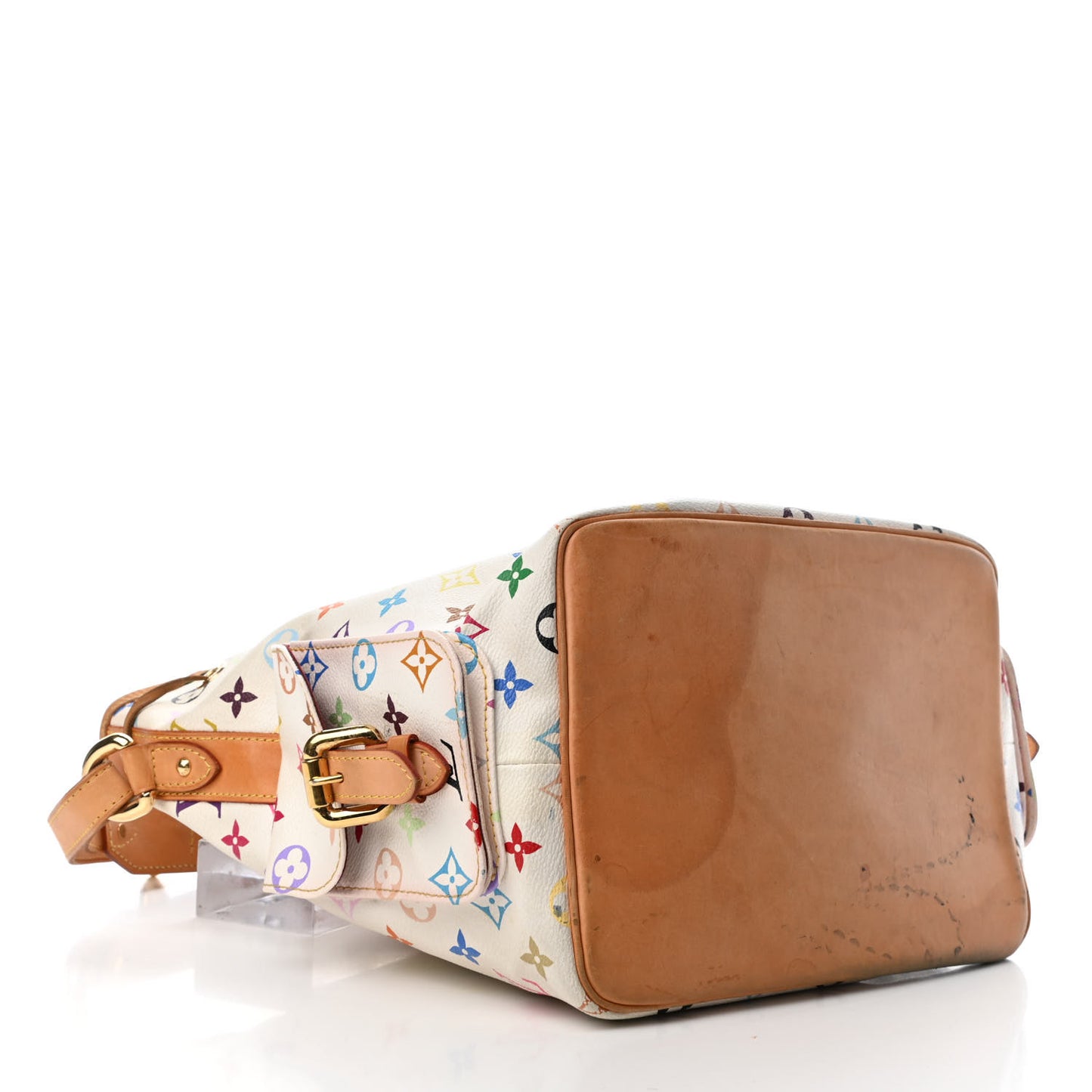 Monogram Multicolor Petit Noe White