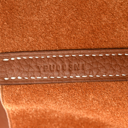 Hermes Taurillon Clemence Picotin Lock 22 MM Gold 7 of 12