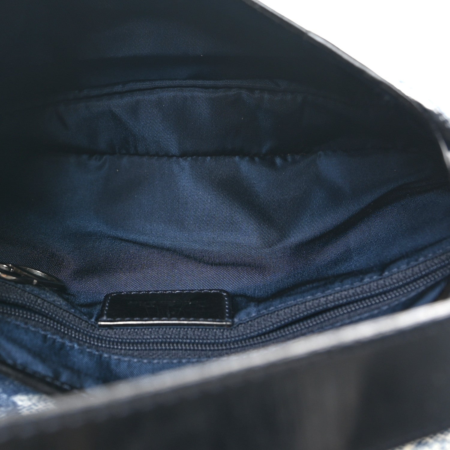 Christian Dior Denim Speedway Double Saddle Bag Blue 5 of 10