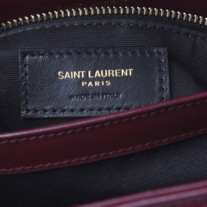 Saint Laurent Calfskin Y Quilted Monogram Toy Loulou Monogram Crossbody Bag Rouge Legion 7 of 12