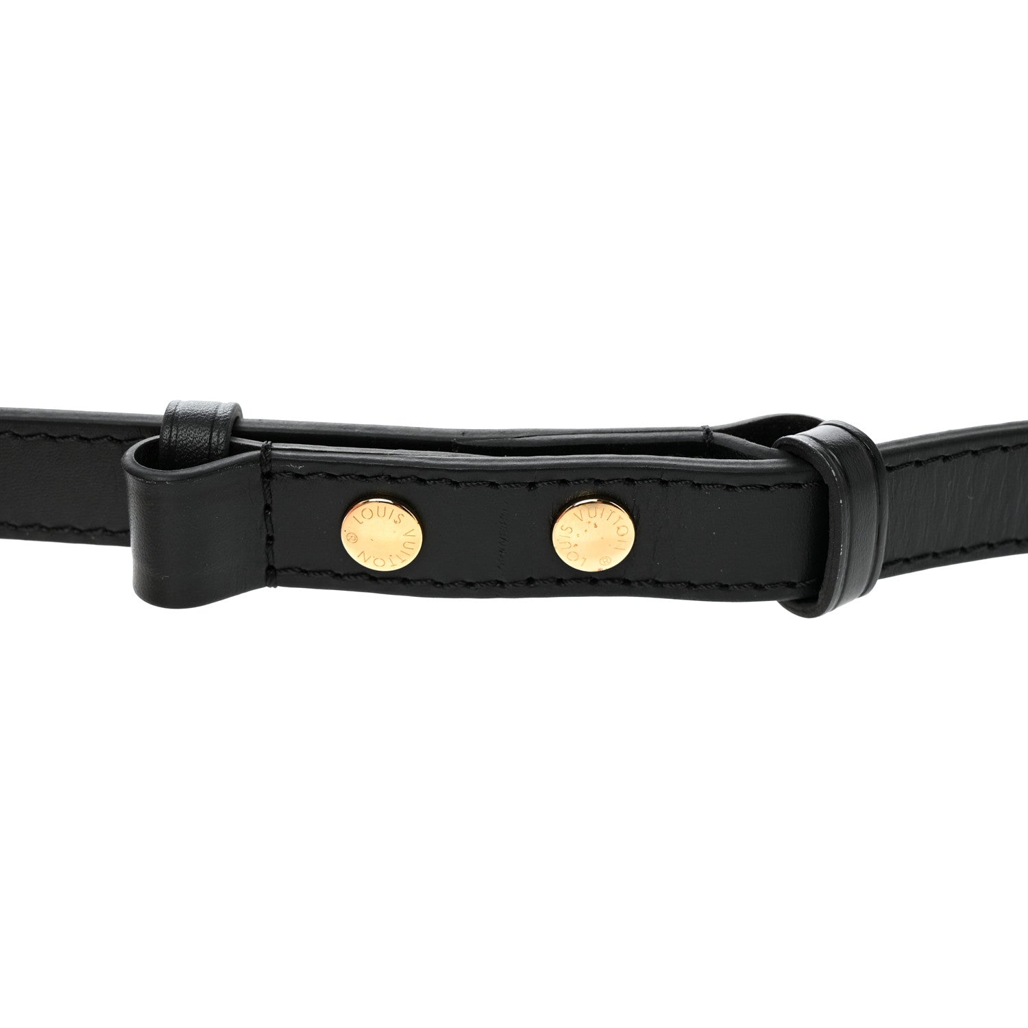 Louis Vuitton Calfskin Neonoe Shoulder Strap Black 3 of 4