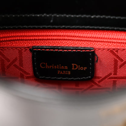 Christian Dior Glazed Calfskin Mini Lady Dior Black 6 of 14