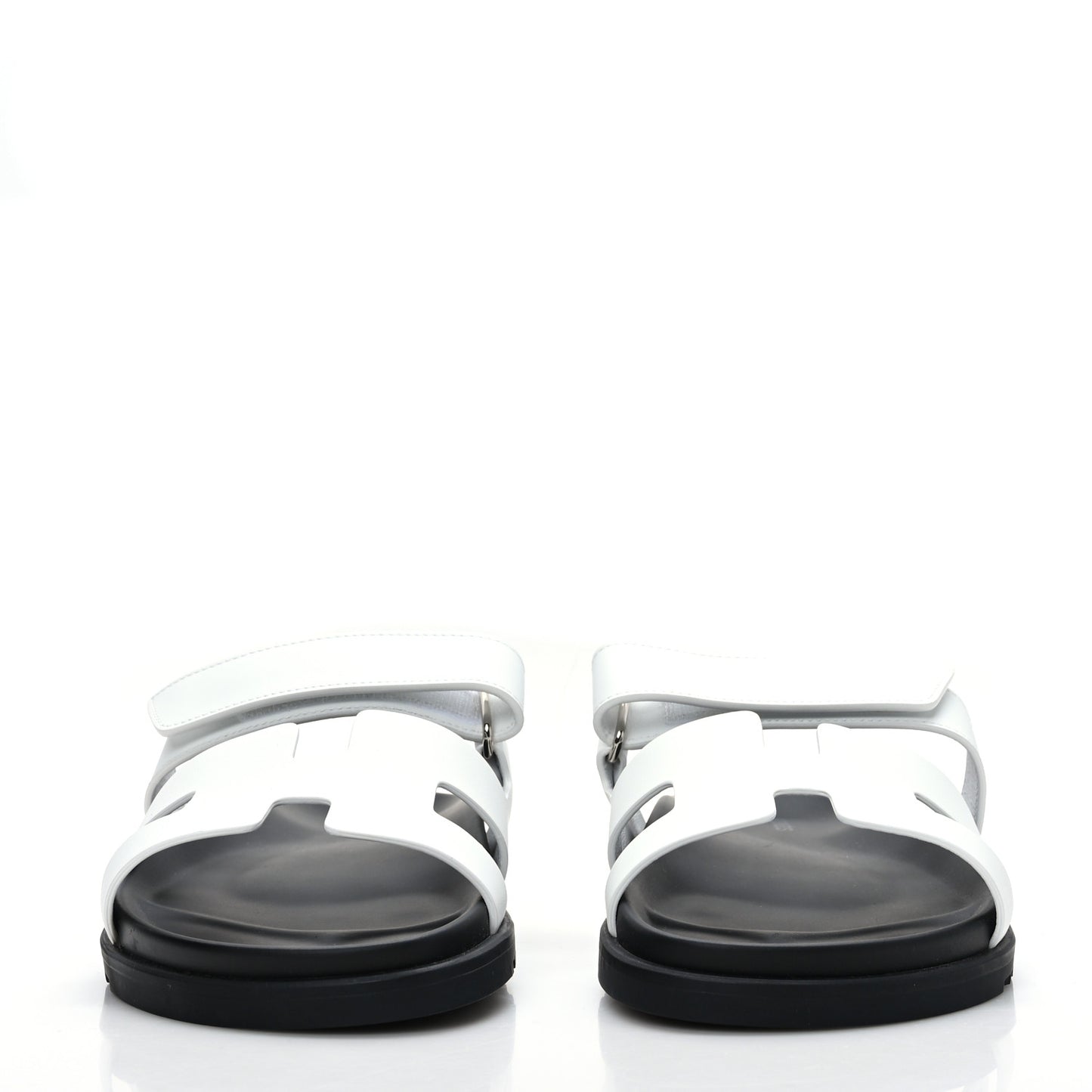 Calfskin Womens Chypre Sandals 41 White