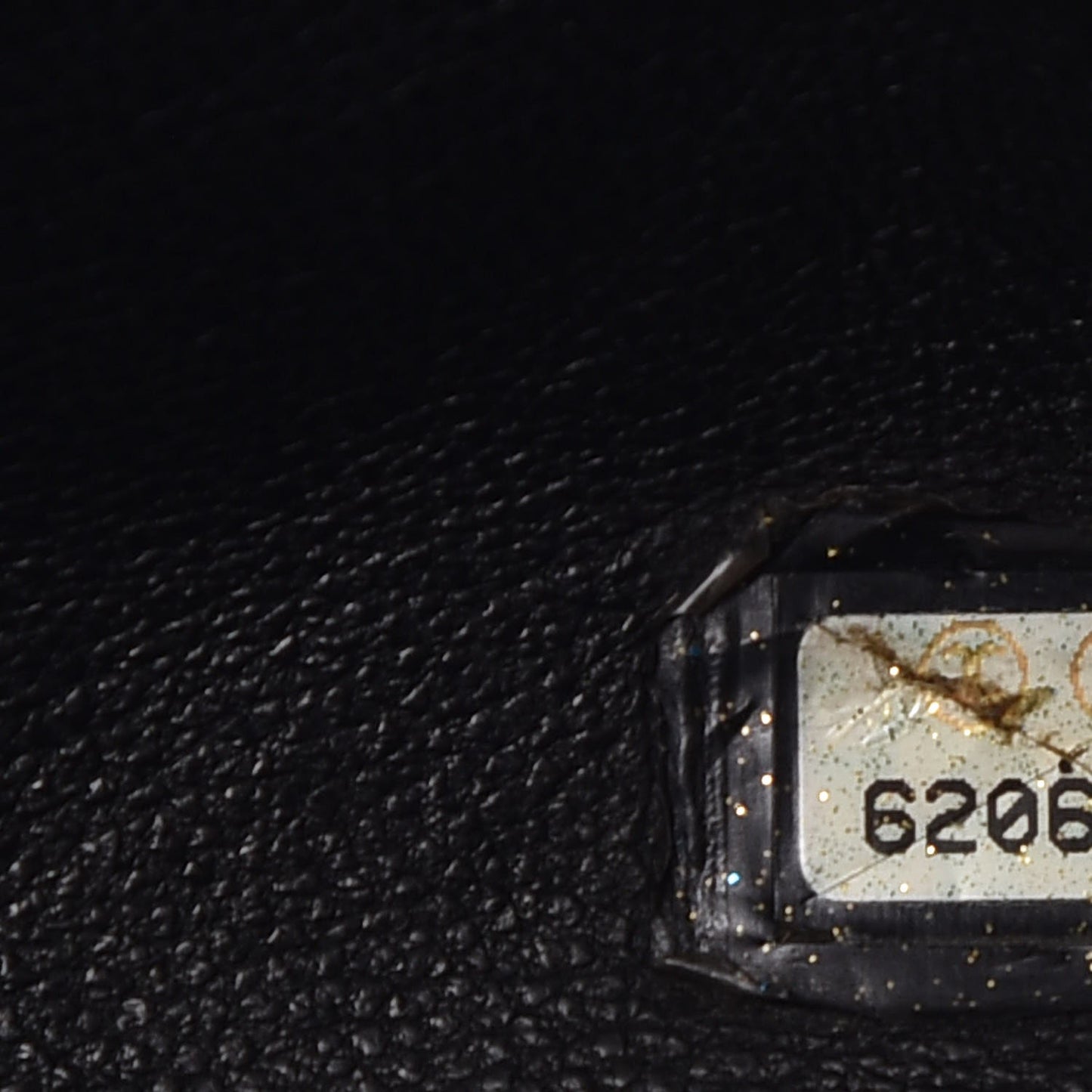 Caviar Patent Large Bowler Black