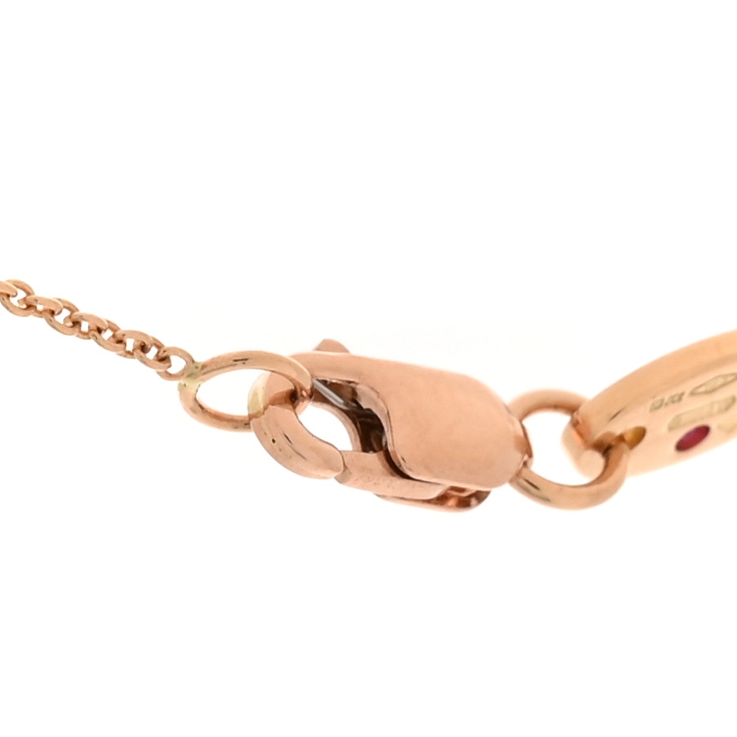 Roberto Coin 18K Rose Gold Diamond Petite Venetian Princess Flower Pendant Necklace 4 of 7
