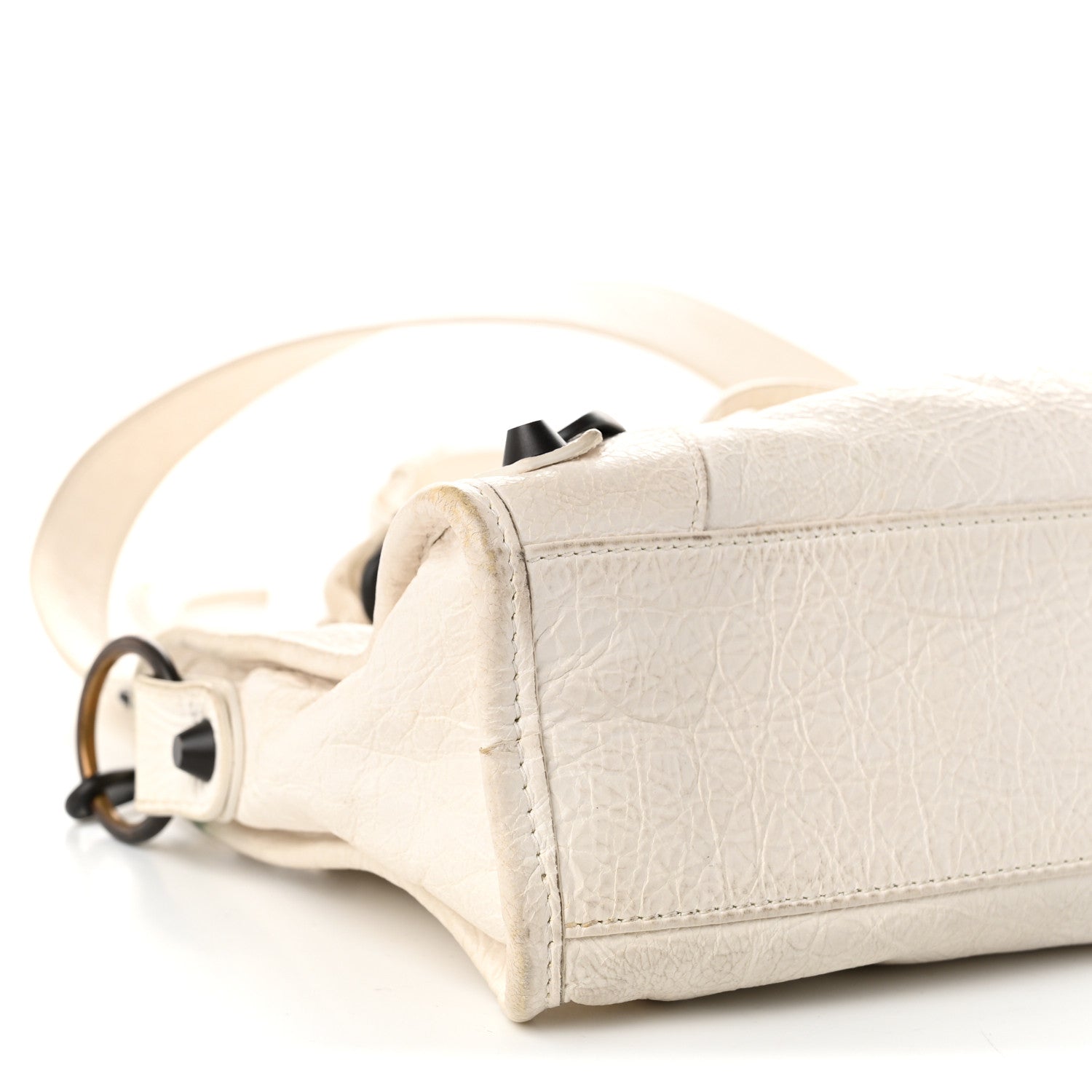 Balenciaga Agneau Arena Classic Hardware Le City Mini  White 9 of 12