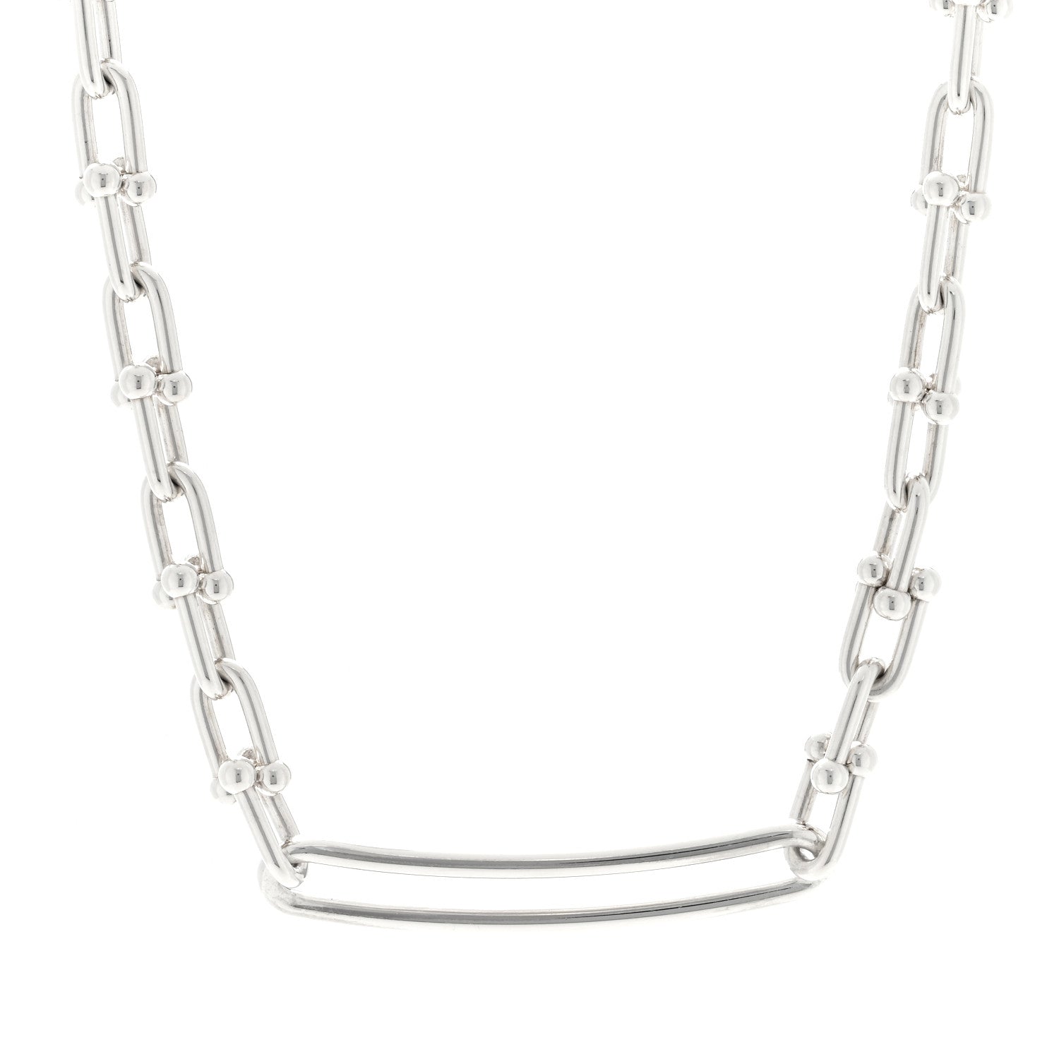 Tiffany Sterling Silver HardWear Link Necklace 1 of 4