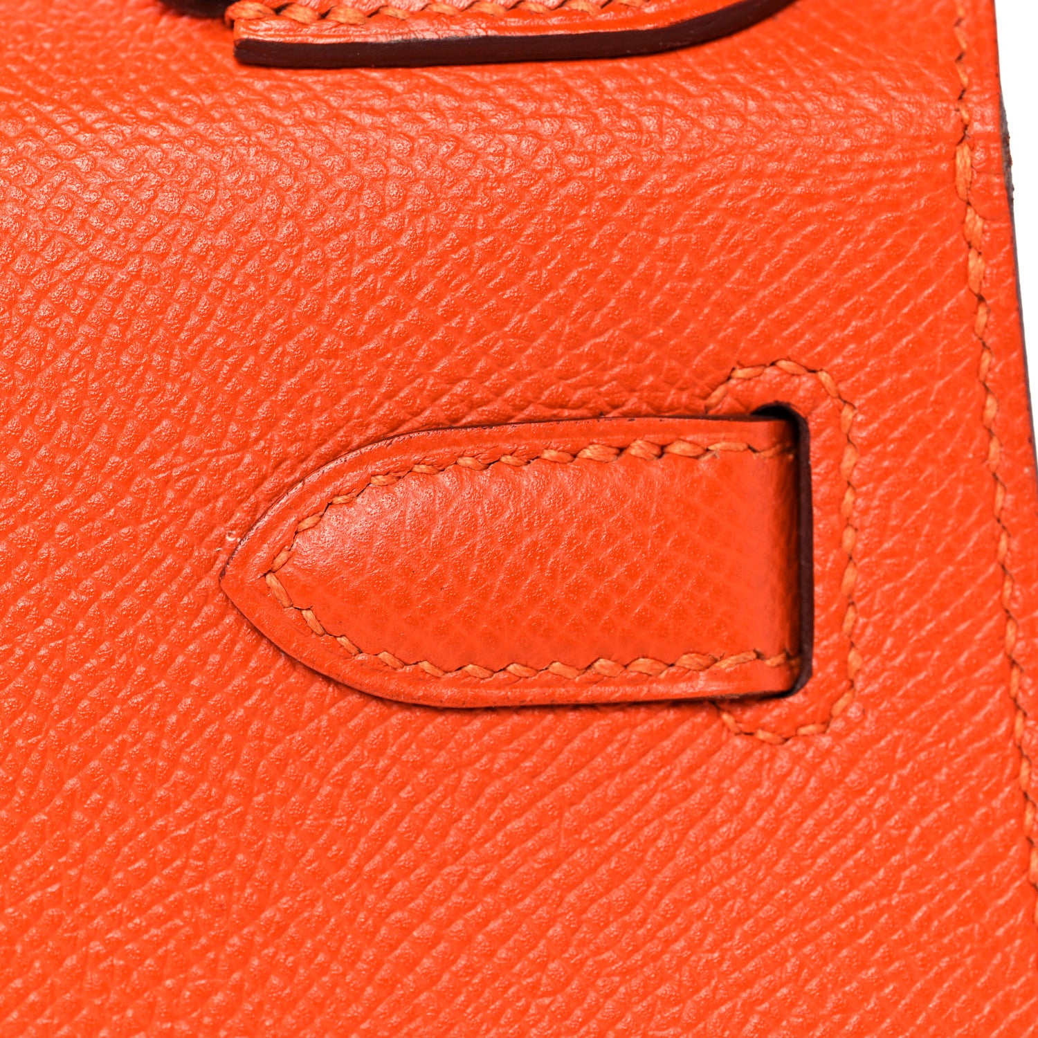 Hermes Epsom Kelly Sellier 28 Orange Poppy 10 of 42