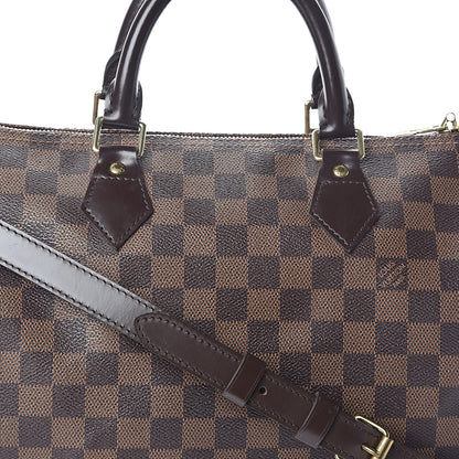 Louis Vuitton Damier Ebene Speedy Bandouliere 30 8 of 11
