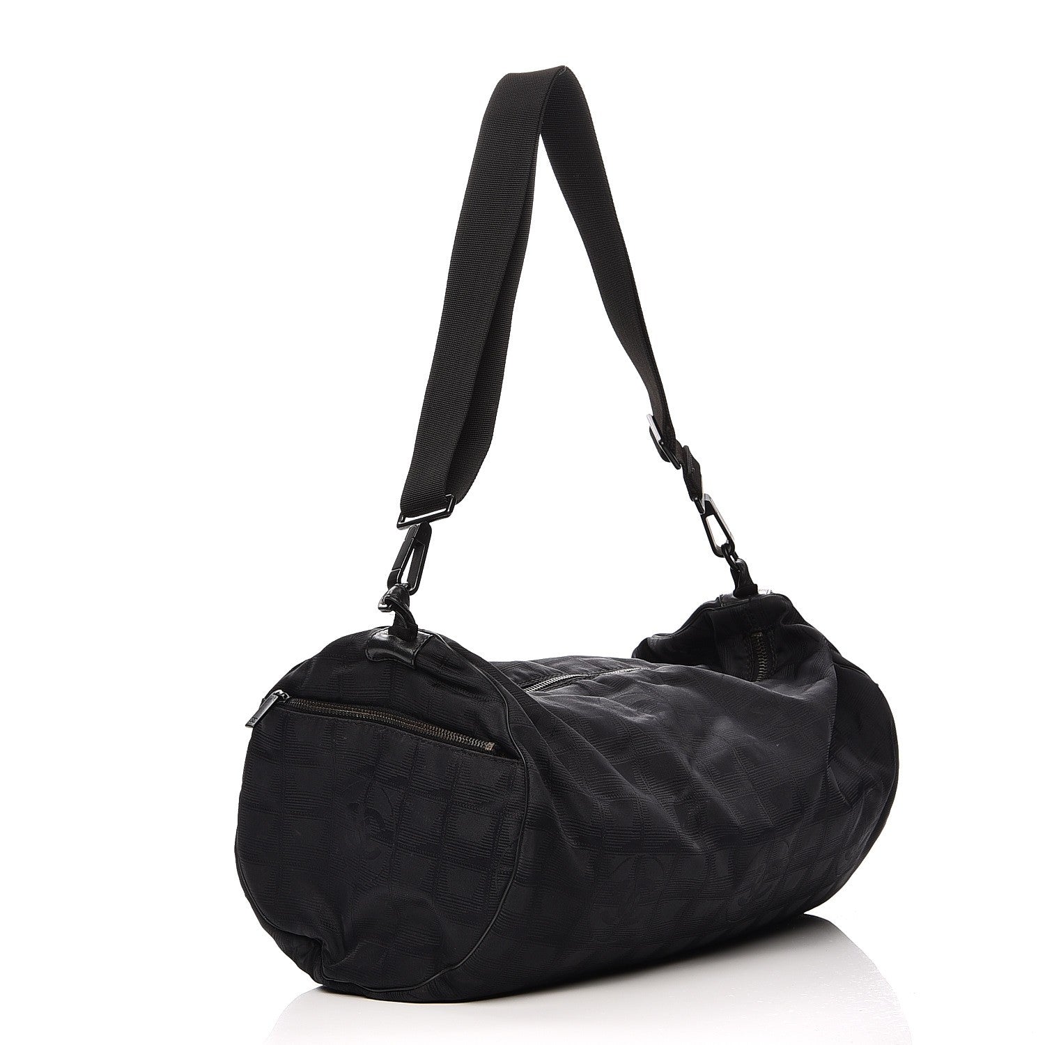 Chanel Nylon Travel Duffle Black 3 of 11