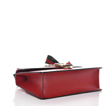Gucci Calfskin Small Sylvie Shoulder Bag Hibiscus Red 4 of 12
