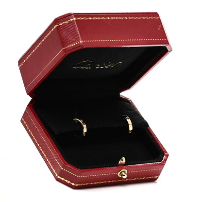 Cartier 18K Yellow Gold Small LOVE Hoop Earrings 6 of 6