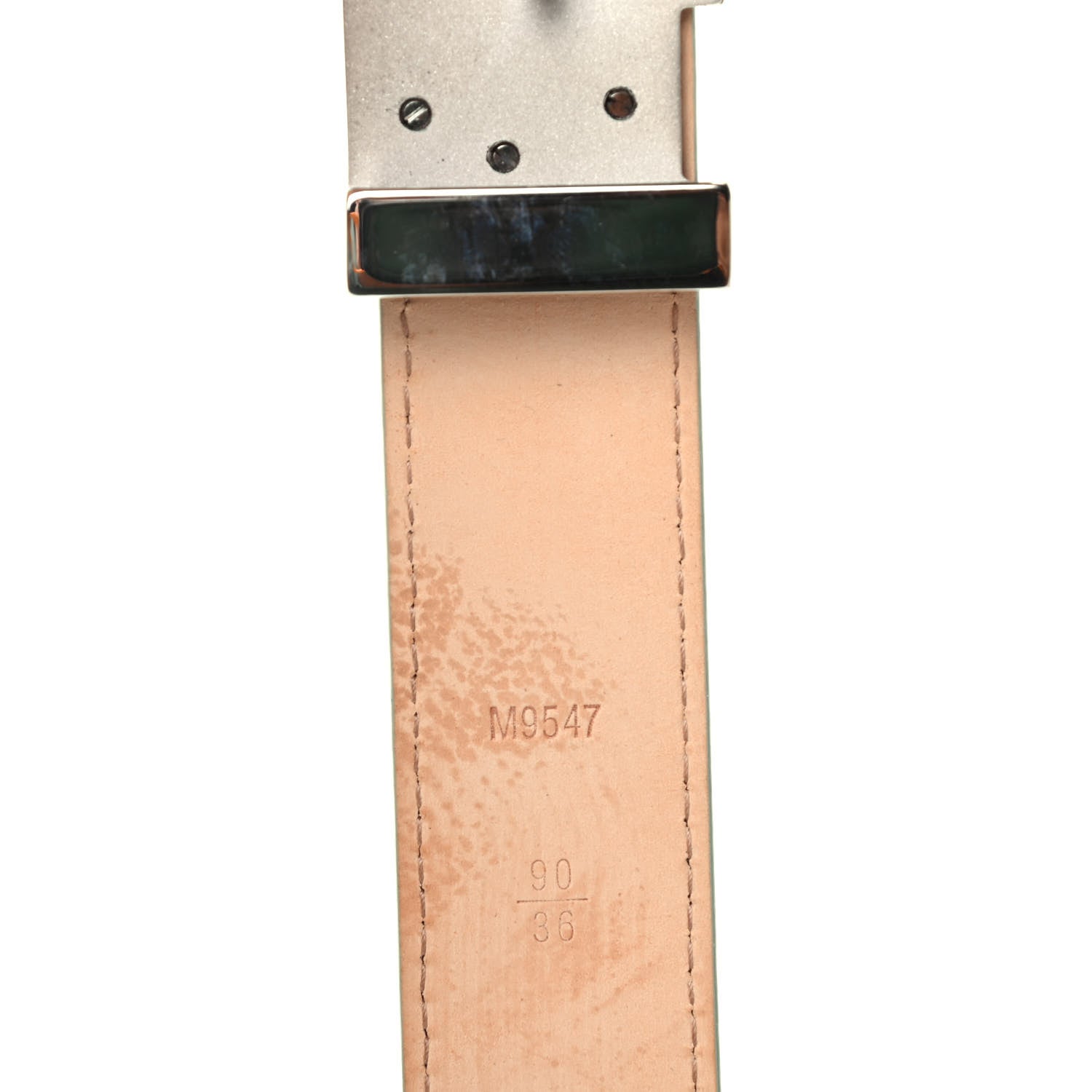 Louis Vuitton Epi Electric 40mm LV Initiales Belt 90 36 Amande 3 of 5