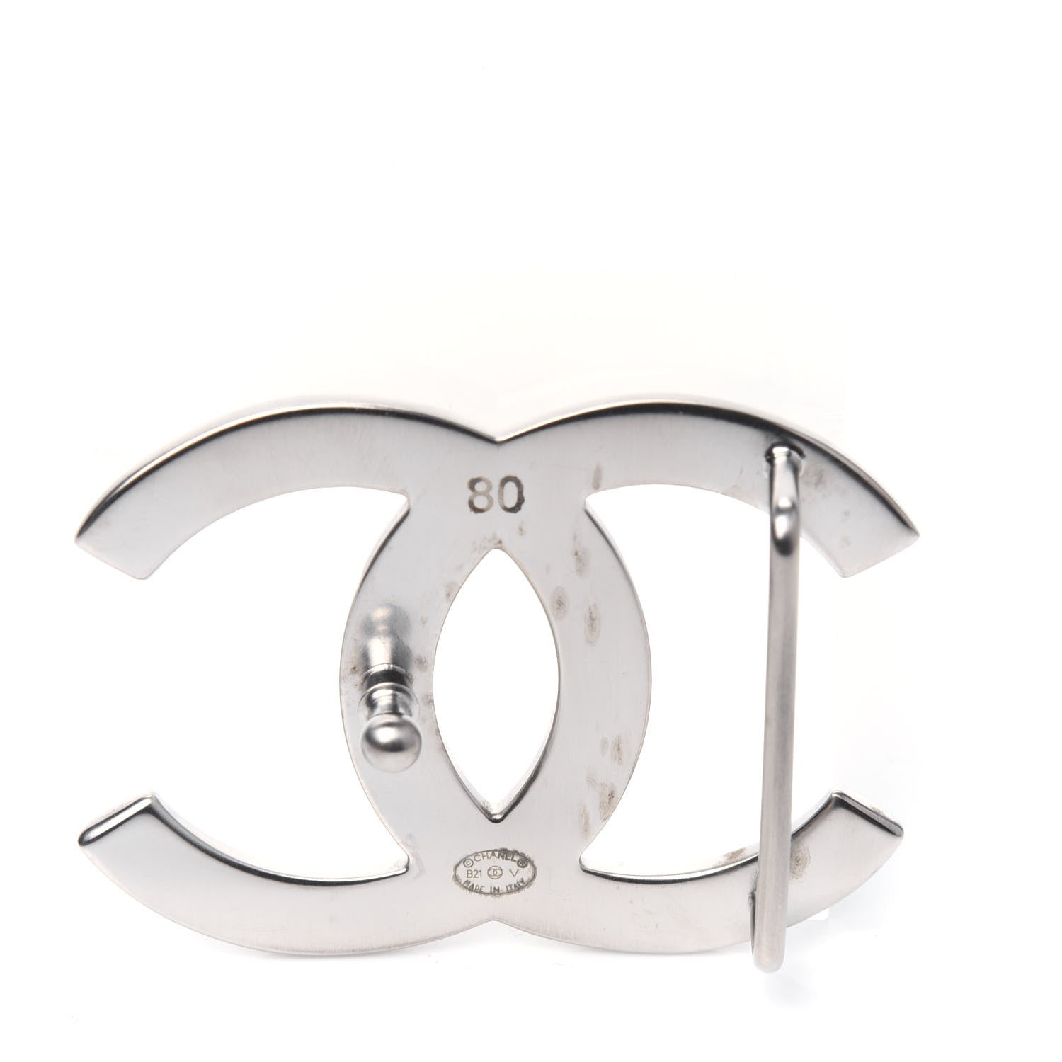 Chanel Calfskin CC Reversible Belt 80 32 Black Burgundy 3 of 3