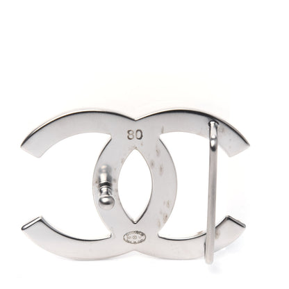 Chanel Calfskin CC Reversible Belt 80 32 Black Burgundy 3 of 3