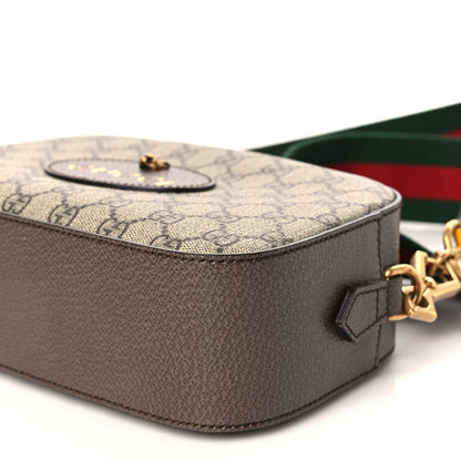 Gucci GG Supreme Monogram Web Neo Vintage Shoulder Bag Beige New Acero Crop 9 of 10