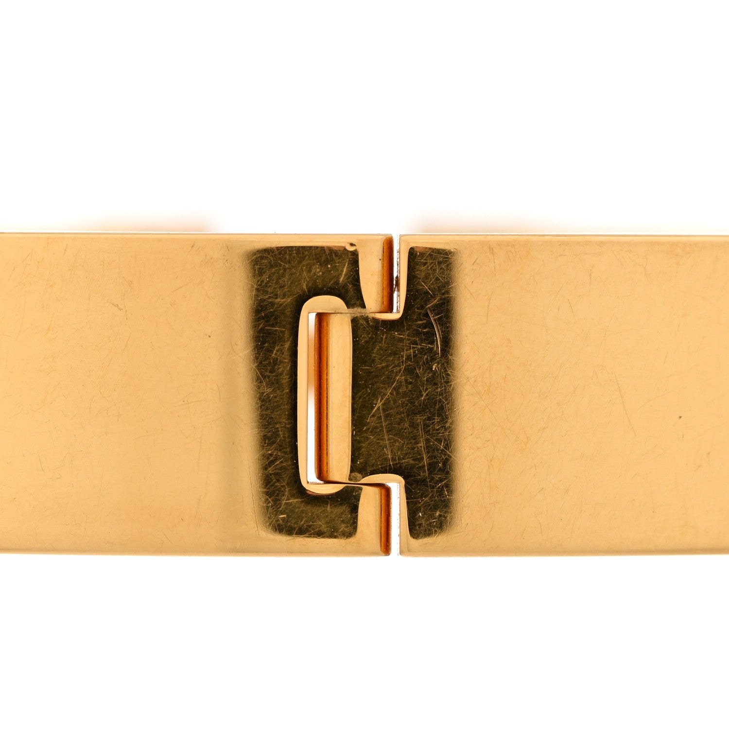 Hermes Enamel Narrow Clic Clac H Bracelet PM Orange 5 of 6