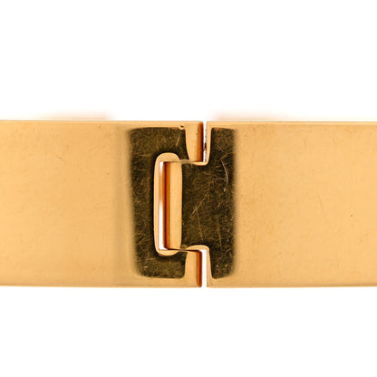 Hermes Enamel Narrow Clic Clac H Bracelet PM Orange 5 of 6