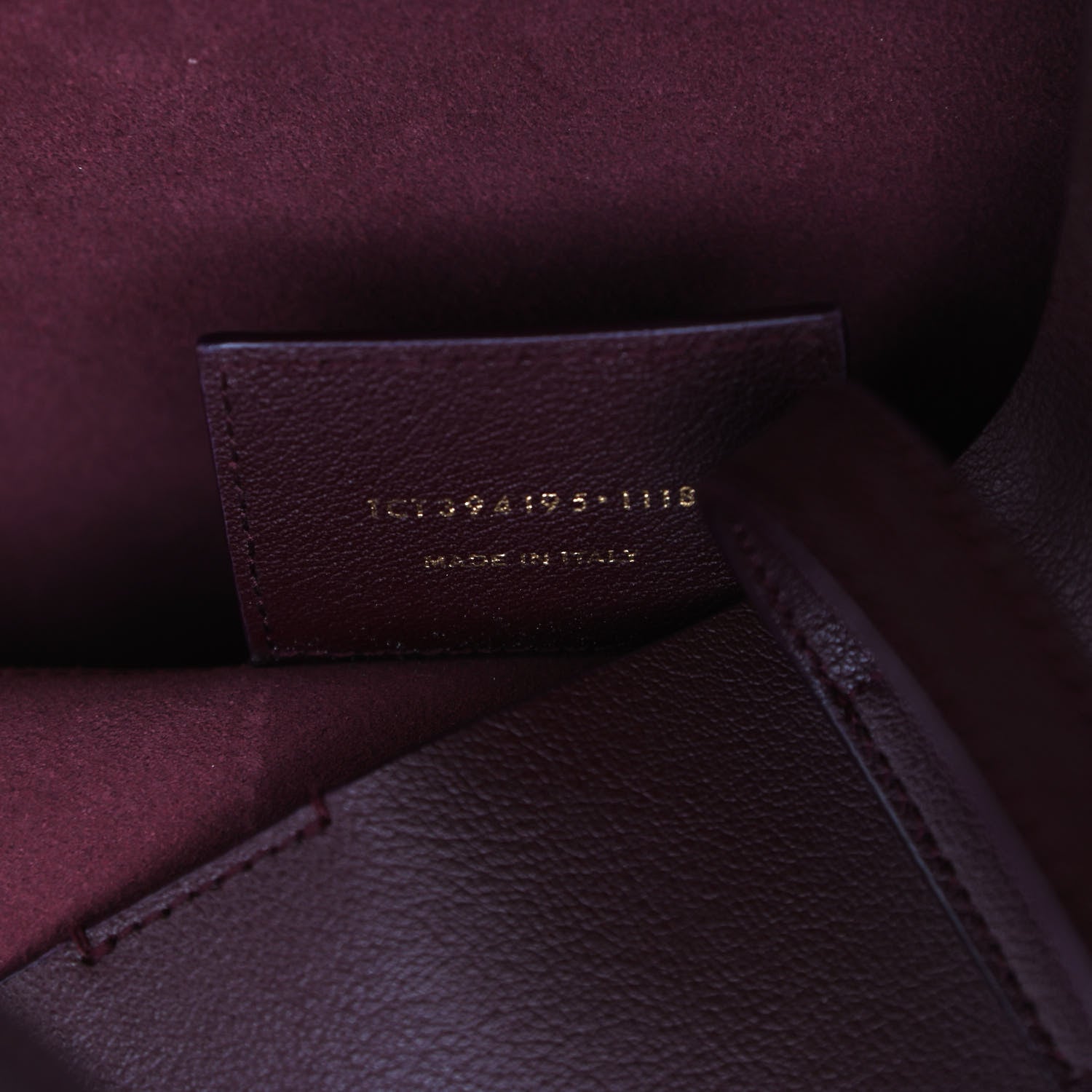 Saint Laurent Calfskin Large Shopping Tote Bordeaux 8 of 10