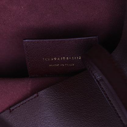 Saint Laurent Calfskin Large Shopping Tote Bordeaux 8 of 10
