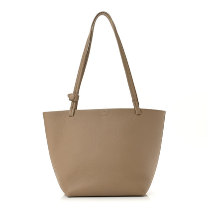 The Row Matte Grained Calfskin Medium Park Tote Dark Taupe 1 of 9